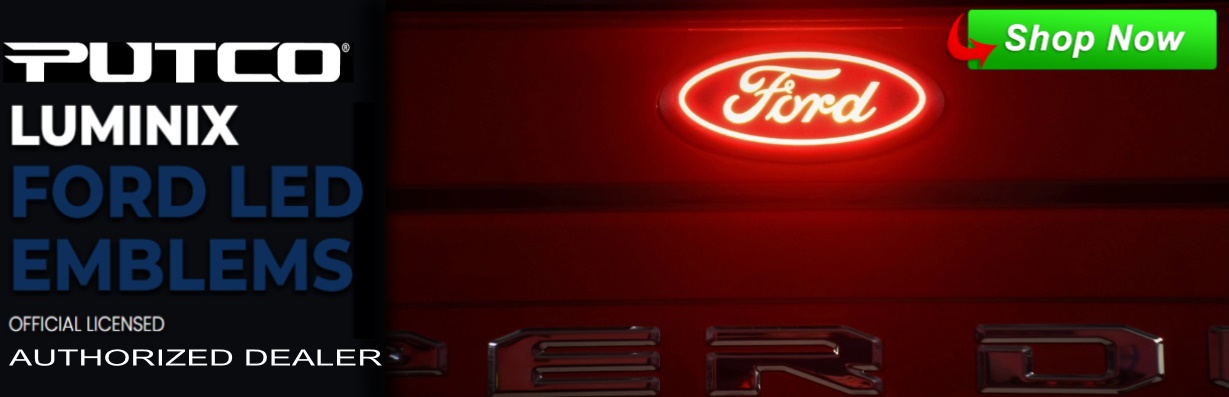 Putco LED Lights Ford tailagte Emblem