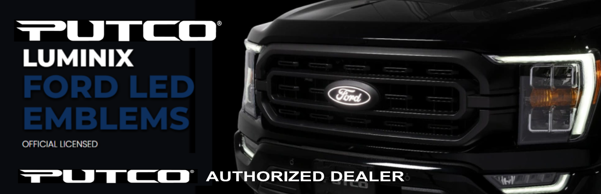 Putco Luminix 92603 LED Grille Emblem Light Up for 18-23 Ford F150 w/OUT  Camera