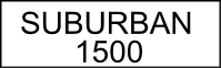 Suburban 1500