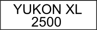 Yukon XL 2500